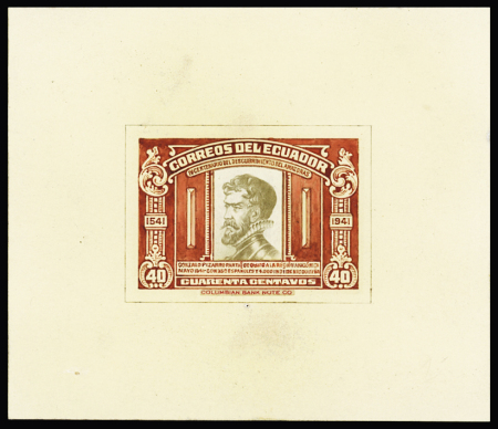 1941 Discovery of Amazonas, selection of 11 proofs