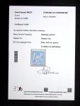 N° 35 25c bleu, quasi **, trace invisible, TTB, R.