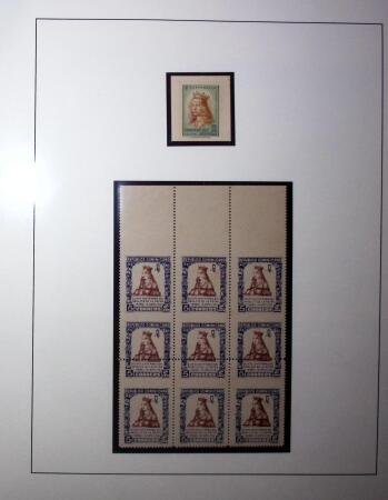 1928-53, Attractive selection on pages showing various