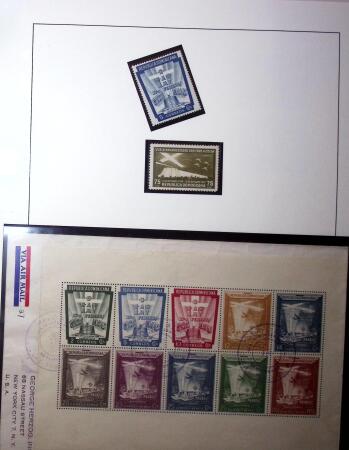 1928-53, Attractive selection on pages showing various