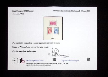 N° 792, 803, 805, Sites et monuments, TTB, RR, tirage