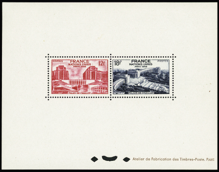 N°  818 et 819, Palais de Chaillot, RR, tirage 400