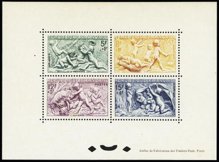 N°  859 à 862, Les 4 saisons, RR, tirage 15
