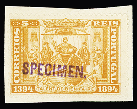 1894 Vasco de Gama set on fragments overprinted SPECIMEN