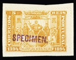 1894 Vasco de Gama set on fragments overprinted SPECIMEN