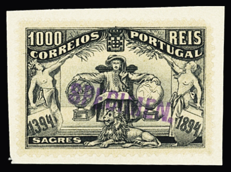 1894 Vasco de Gama set on fragments overprinted SPECIMEN