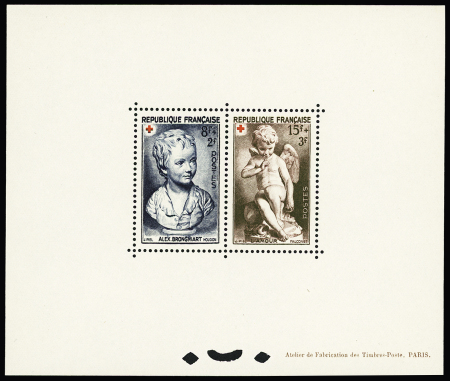 N°  876 et 877, Croix-Rouge 1950, RR, tirage 16