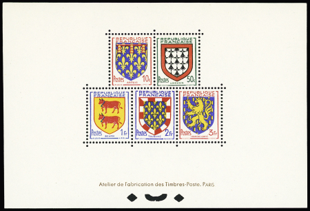 N°  899 à 903, Armoiries : Artois, Limousin, Béarn,