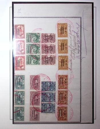 1913 Overprinted sets from Acores, Macao and Timor,