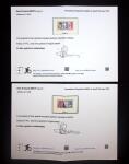 N° 941 et 970 à 974, production de luxe sur 2 feuillets,