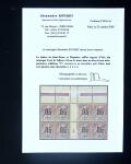 N° 94A Variété Chiffres espacés 05 sur 2c brun