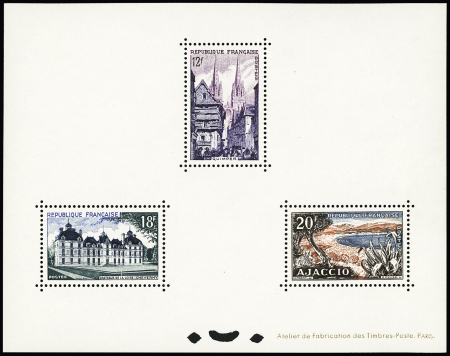 N° 976 à 981, série touristique, TTB, RR, tirage