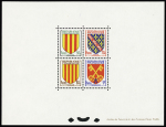 N° 1044 à 1047, Armoiries, comté de Foix, Manche,