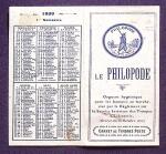 N° 189-CP1 Le Philopode, qq adhérences, TB, R