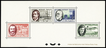 N° 1095 à 1098, Série Savants et inventeurs, TTB,