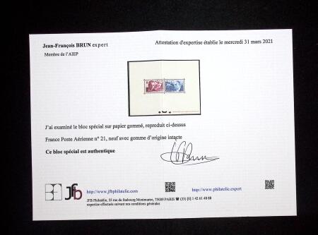 N° PA 21 et 22, Saint Exupéry et Dagnaux, TTB, RR,