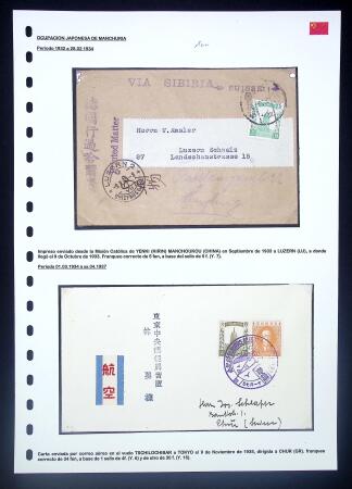JAPANESE POST OFFICE IN MANCHURIA - 1932-39 Attractive
