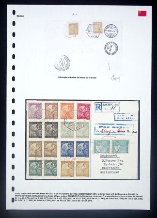 1916-36, Four items addressed to Switzerland including