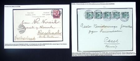 GERMAN POST OFFICES IN CHINA: Lot of 22 covers and