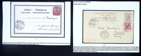 GERMAN POST OFFICES IN CHINA: Lot of 22 covers and