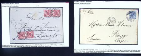 GERMAN POST OFFICES IN CHINA: Lot of 22 covers and