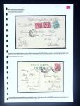 BUREAUX EN CHINE: 1900-21 Ensemble exceptionnel de