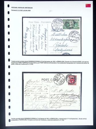 BRITISH POST OFFICE IN CHINA 1900-27: Attractive selection