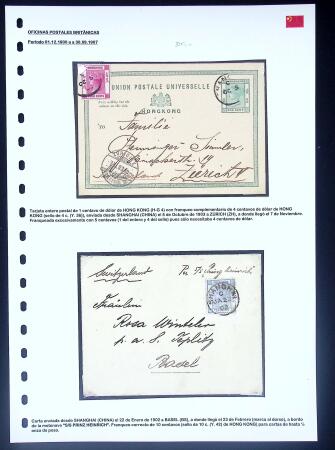 BRITISH POST OFFICE IN CHINA 1900-27: Attractive selection