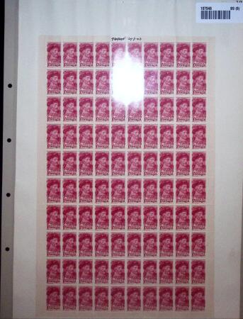 1945 Portuguese Navigators, proof sheets from the printer's