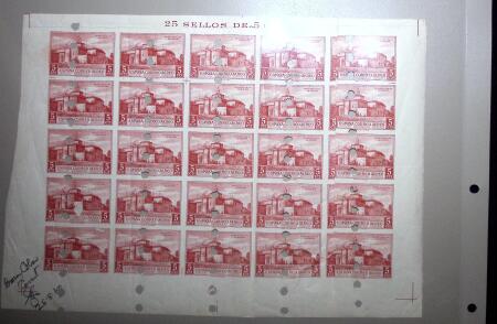 1930 Christopher Columbus issue, important lot of proofs