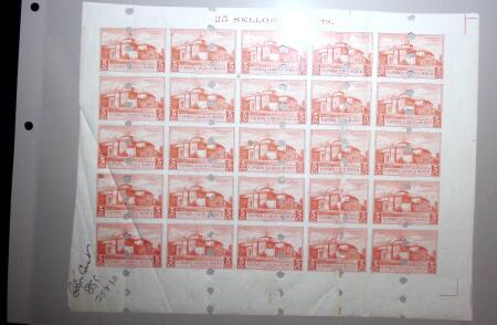 1930 Christopher Columbus issue, important lot of proofs