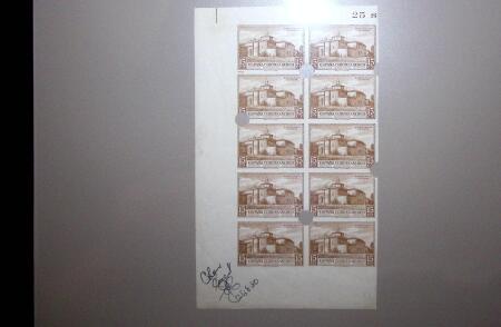 1930 Christopher Columbus issue, important lot of proofs
