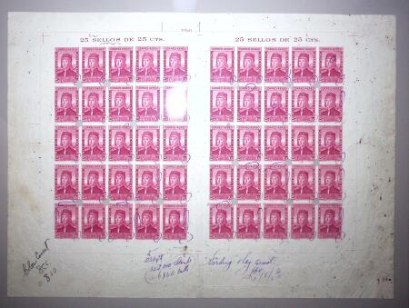 1930 Christopher Columbus issue, important lot of proofs