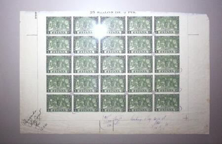 1930 Christopher Columbus issue, important lot of proofs