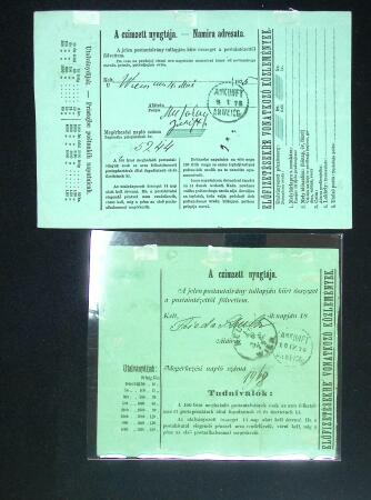 1871-95, Lot of six items comprising three 1871 engraved