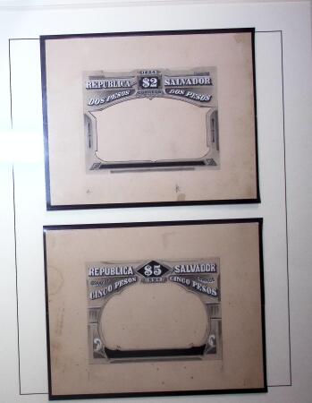 1894 "Columbus" Issue: Study including original artist