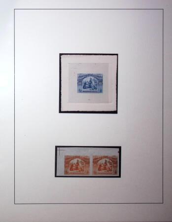 1894 "Columbus" Issue: Study including original artist