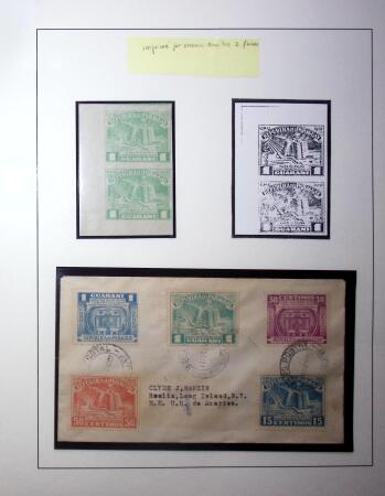 1925-52 Thematic group on the theme of "Columbus" including