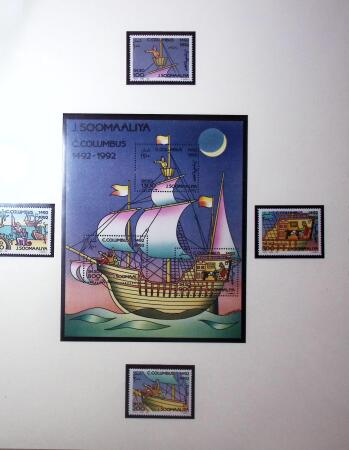 1925-52 Thematic group on the theme of "Columbus" including