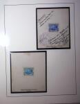 1952 Isabella of Spain airmail set of proofs with group