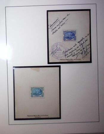 1952 Isabella of Spain airmail set of proofs with group