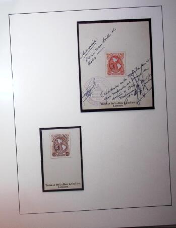 1952 Isabella of Spain airmail set of proofs with group