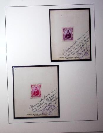 1952 Isabella of Spain airmail set of proofs with group