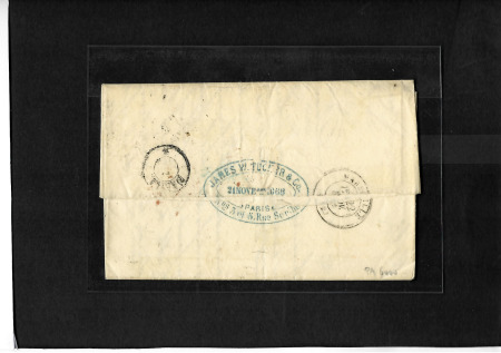N° 32 80c rose, OBL étoile 3 + CAD "Paris Pl de la