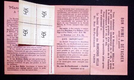 N ° 129 CP 1, Carnet rose "Le timbre poste Economique"