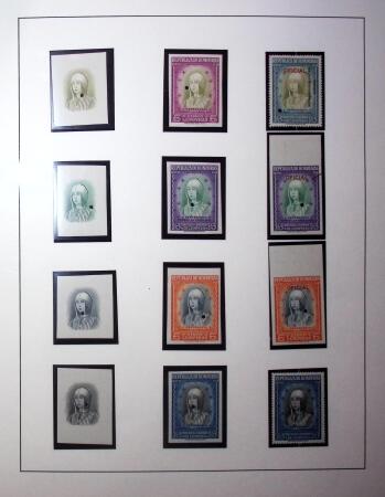 1929-52, Collection on the theme Columbus mounted on