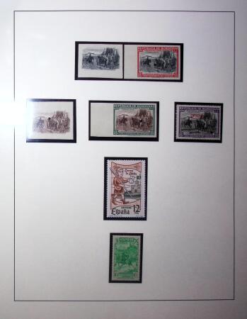 1929-52, Collection on the theme Columbus mounted on