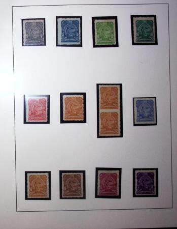 1929-52, Collection on the theme Columbus mounted on