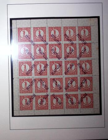 1929-52, Collection on the theme Columbus mounted on