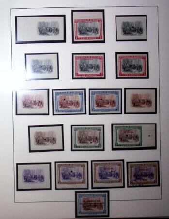 1929-52, Collection on the theme Columbus mounted on